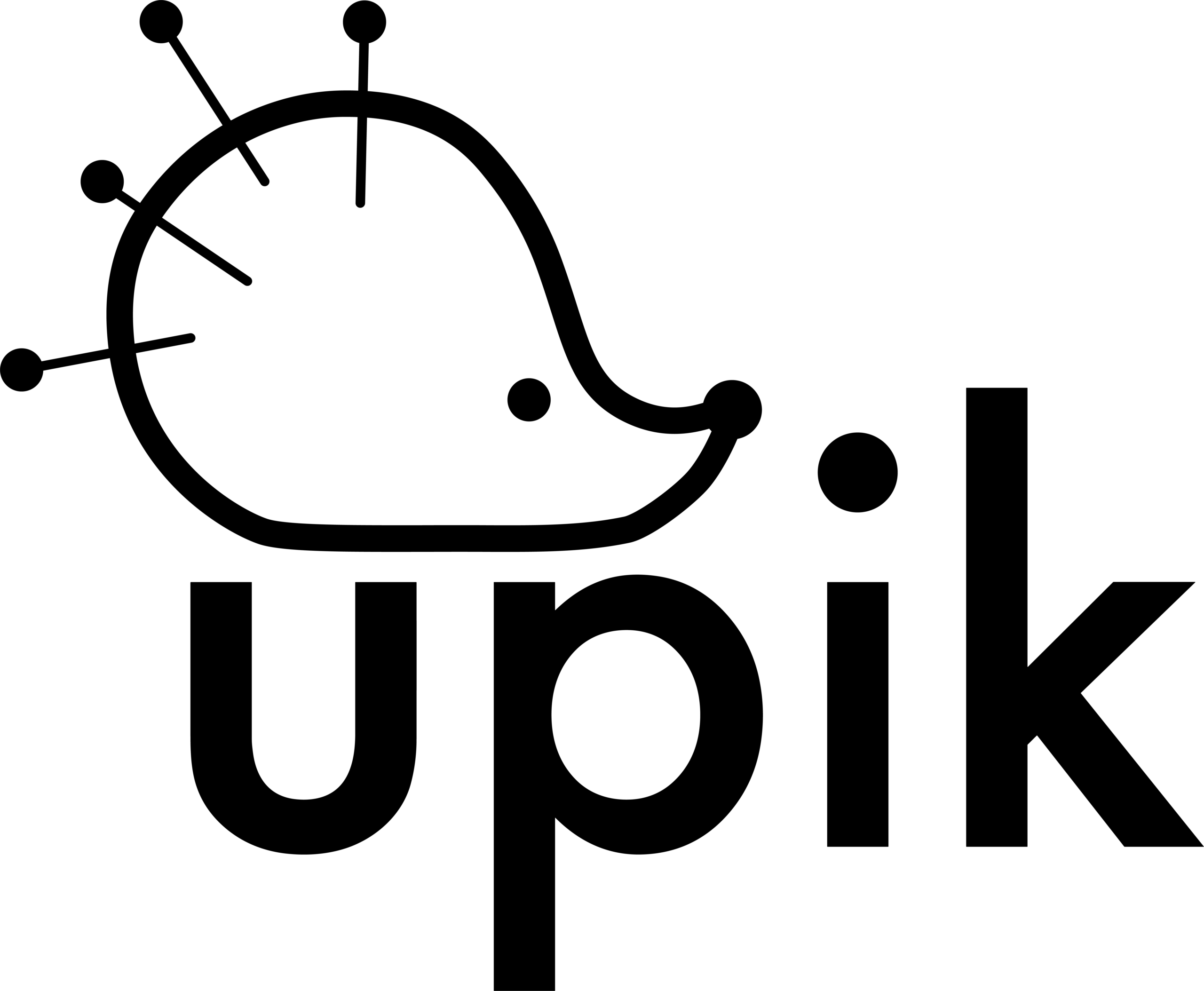 logo upik hérisson atelier de couture